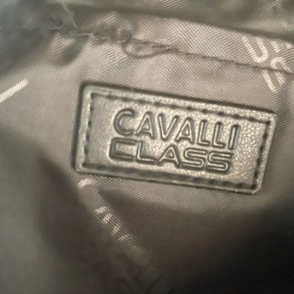 Cavalli Class Red and Brown Tote Bag